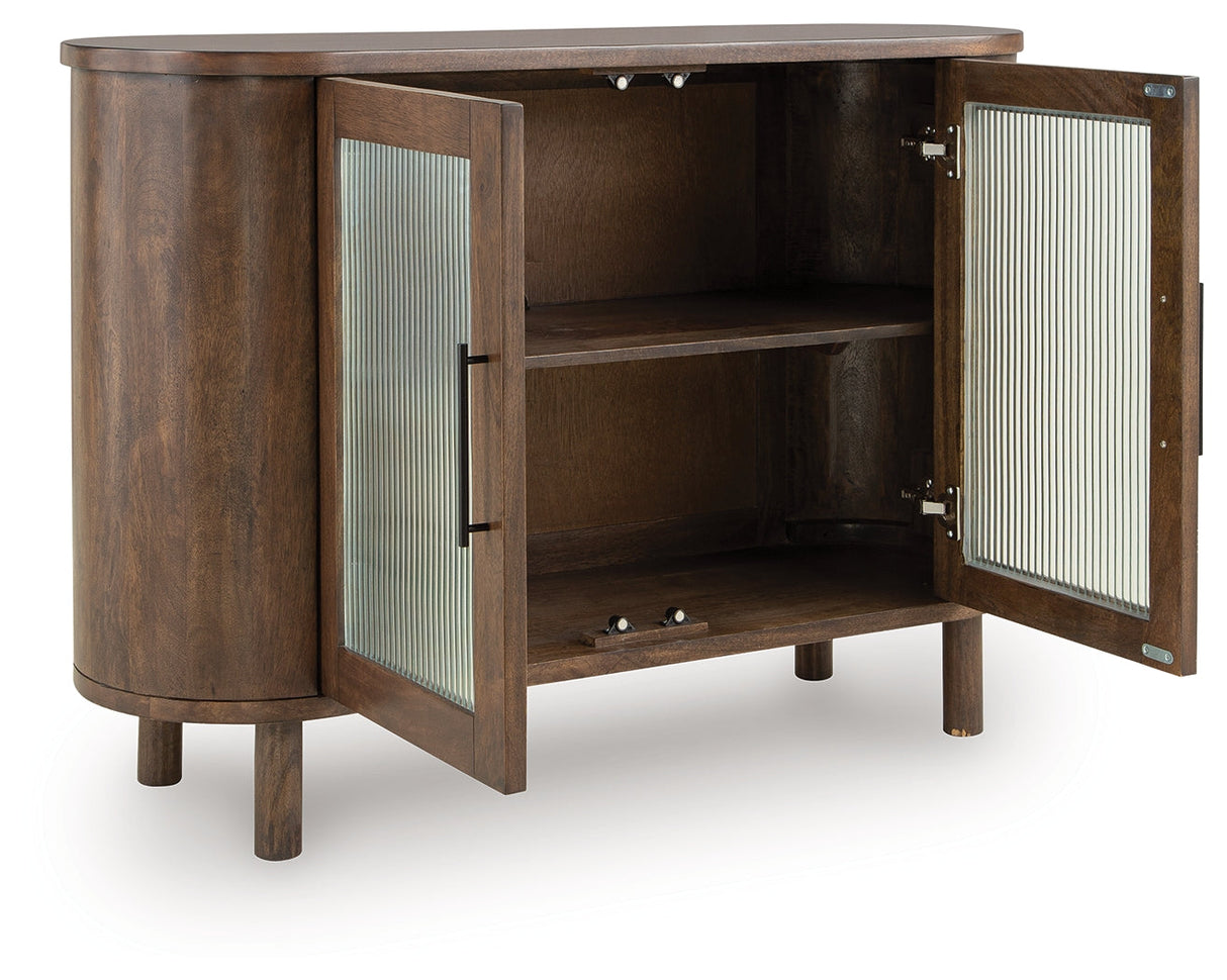 Mayridge Medium Brown Accent Cabinet by ASHLEY FURNITURE at Eve Furniture
