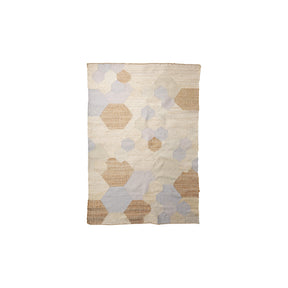 Mayson Cream Multi-Colored Honeycomb Pattern Area Rug by Mercana at Eve Furniture