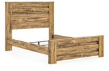 Maystonna Brown King Panel Bed by Ashley at Eve Furniture