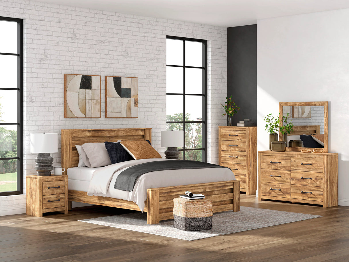 Maystonna Brown Panel Bedroom Set by Ashley at Eve Furniture
