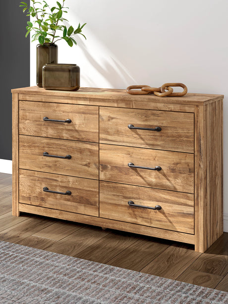 Maystonna Brown Six Drawer Dresser by Ashley at Eve Furniture