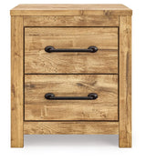 Maystonna Brown Crossbuck Panel Bedroom Set by Ashley at Eve Furniture