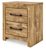 Maystonna Brown Two Drawer Nightstand by Ashley at Eve Furniture