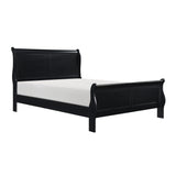 Mayville Black California King Sleigh Bed by Homelegance at Eve Furniture