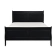 Mayville Black California King Sleigh Bed by Homelegance at Eve Furniture