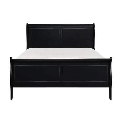 Mayville Black California King Sleigh Bed by Homelegance at Eve Furniture