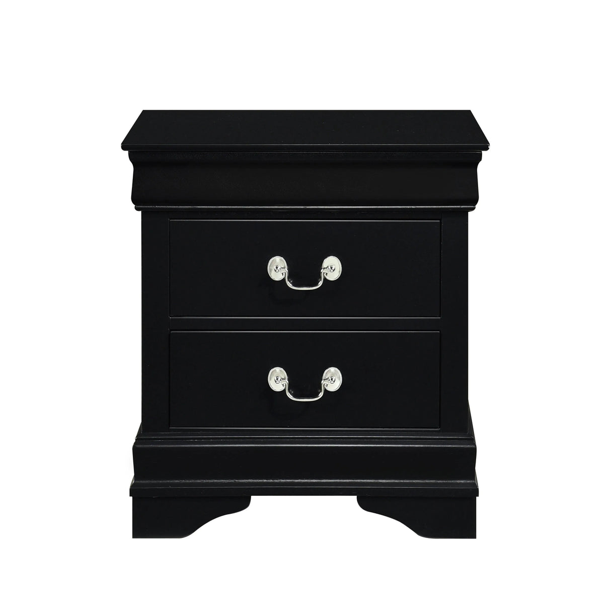 Mayville Black Nightstand by Homelegance at Eve Furniture