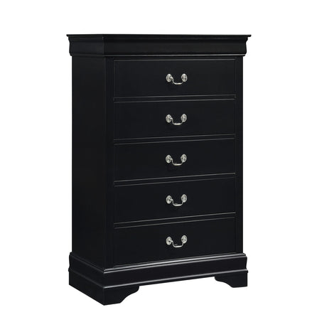 Mayville Black Sleigh Bedroom Set by Homelegance at Eve Furniture