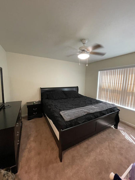 Mayville Black Sleigh Bedroom Set by Homelegance at Eve Furniture