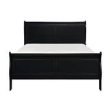 Mayville Black Sleigh Bedroom Set by Homelegance at Eve Furniture