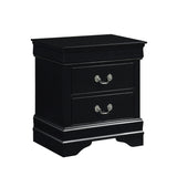 Mayville Black Sleigh Bedroom Set by Homelegance at Eve Furniture