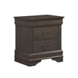 Mayville Stained Gray Nightstand by Homelegance at Eve Furniture