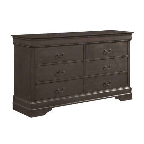 Mayville Stained Gray Sleigh Youth Bedroom Set by Homelegance at Eve Furniture