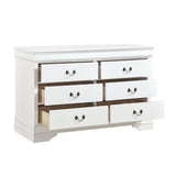 Mayville White Dresser by Homelegance at Eve Furniture