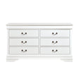 Mayville White Dresser by Homelegance at Eve Furniture