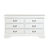Mayville White Dresser by Homelegance at Eve Furniture
