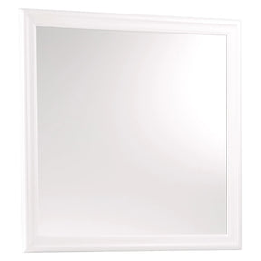 Mayville White Mirror (Mirror Only) by Homelegance at Eve Furniture