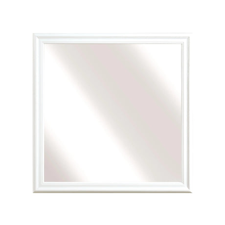 Mayville White Mirror (Mirror Only) by Homelegance at Eve Furniture