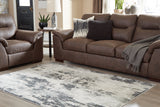 Mazatl Multi 5'3" x 7'3" Rug by Ashley at Eve Furniture