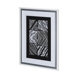 Maze I by Alarm a Hand Embellished Textured Framed Art Print Matted under Glass by Mercana at Eve Furniture