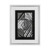 Maze I by Alarm a Hand Embellished Textured Framed Art Print Matted under Glass by Mercana at Eve Furniture