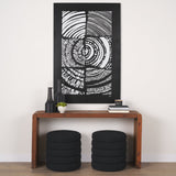Maze II by Alarm a Hand Embellished Textured Canvas by Mercana at Eve Furniture