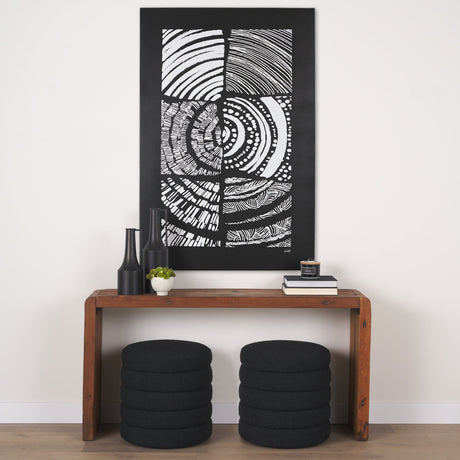 Maze II by Alarm a Hand Embellished Textured Canvas by Mercana at Eve Furniture