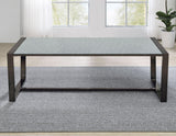 Mazie Coffee Table with Patterned Mirror Top by Steve Silver at Eve Furniture