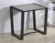 Mazie End Table with Patterned Mirror Top by Steve Silver at Eve Furniture