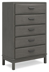 Mazing Gray Chest of Drawers by Ashley at Eve Furniture