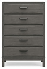 Mazing Gray Chest of Drawers by Ashley at Eve Furniture