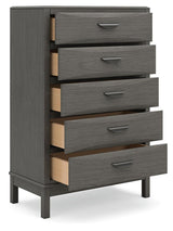 Mazing Gray Chest of Drawers by Ashley at Eve Furniture