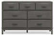Mazing Gray Dresser by Ashley at Eve Furniture