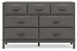 Mazing Gray Dresser by Ashley at Eve Furniture