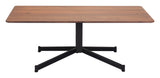 Mazzy Brown Coffee Table by Zuomod at Eve Furniture