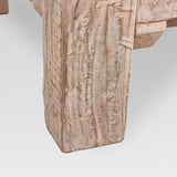 McArthur Square Reclaimed Solid Wood Coffee Table by Mercana at Eve Furniture