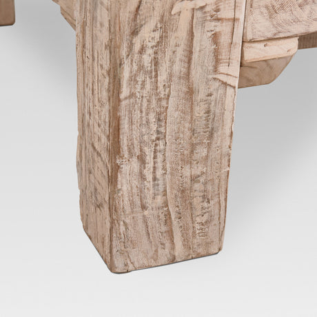McArthur Square Reclaimed Solid Wood Coffee Table by Mercana at Eve Furniture