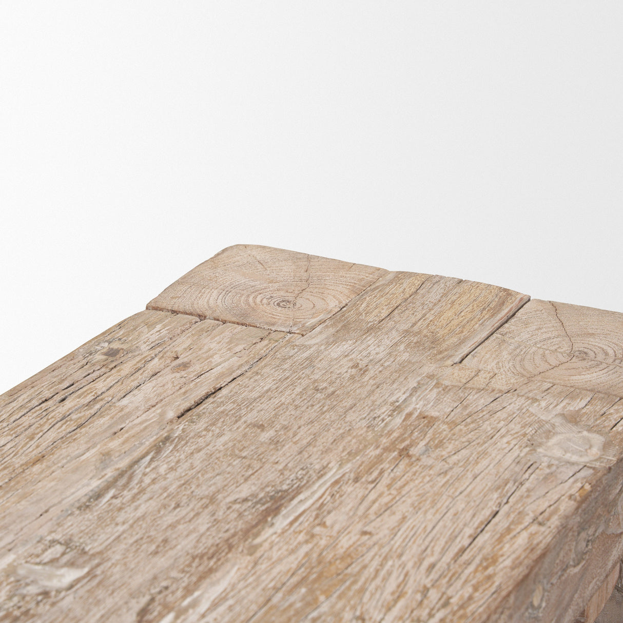 McArthur Whitewash Reclaimed Wood Bench by Mercana at Eve Furniture