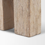 McArthur Whitewash Reclaimed Wood Bench by Mercana at Eve Furniture