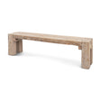 McArthur Whitewash Reclaimed Wood Bench by Mercana at Eve Furniture