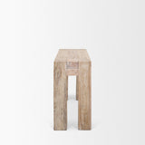 McArthur Whitewash Reclaimed Wood Console Table by Mercana at Eve Furniture