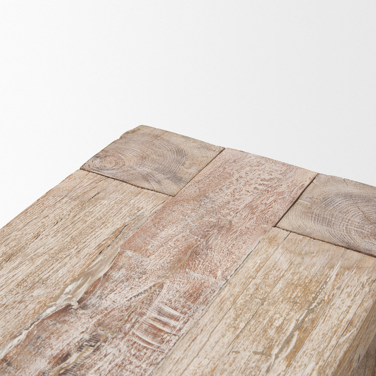 McArthur Whitewash Reclaimed Wood Console Table by Mercana at Eve Furniture