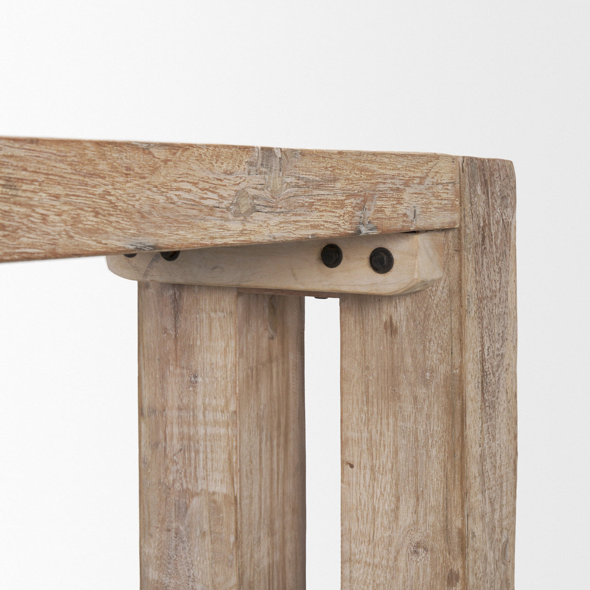 McArthur Whitewash Reclaimed Wood Console Table by Mercana at Eve Furniture