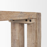 McArthur Whitewash Reclaimed Wood Console Table by Mercana at Eve Furniture