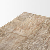 McArthur Whitewash Reclaimed Wood Dining Table by Mercana at Eve Furniture