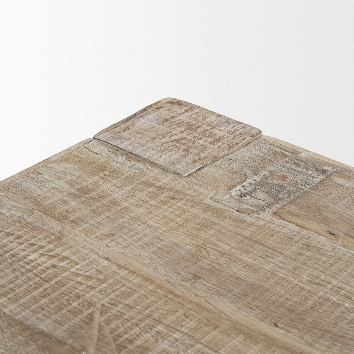 McArthur Whitewash Reclaimed Wood Dining Table by Mercana at Eve Furniture