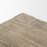 McArthur Whitewash Reclaimed Wood Dining Table by Mercana at Eve Furniture