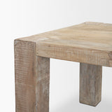 McArthur Whitewash Reclaimed Wood Dining Table by Mercana at Eve Furniture