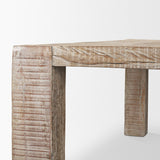 McArthur Whitewash Reclaimed Wood Dining Table by Mercana at Eve Furniture