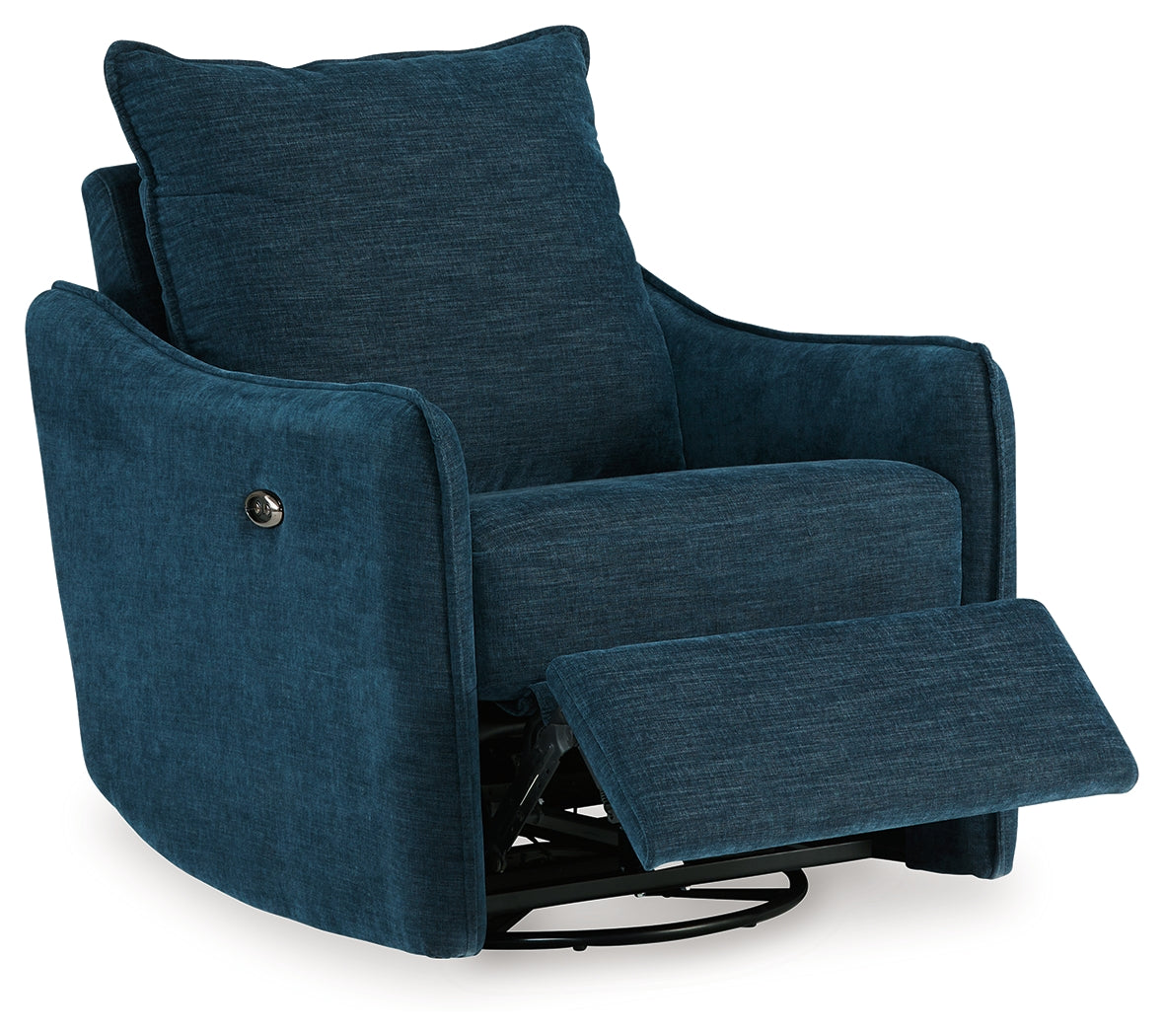 McBurg Navy Swivel Power Recliner by ASHLEY FURNITURE at Eve Furniture